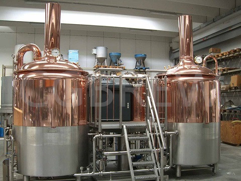 500L beer machine for craft beer production in microbrewery/brewpub/restaurant