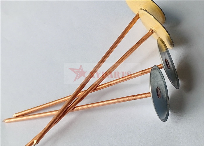 Copper Coated Steel CD Stud Welder Insulation Pins For Duct Lining Work