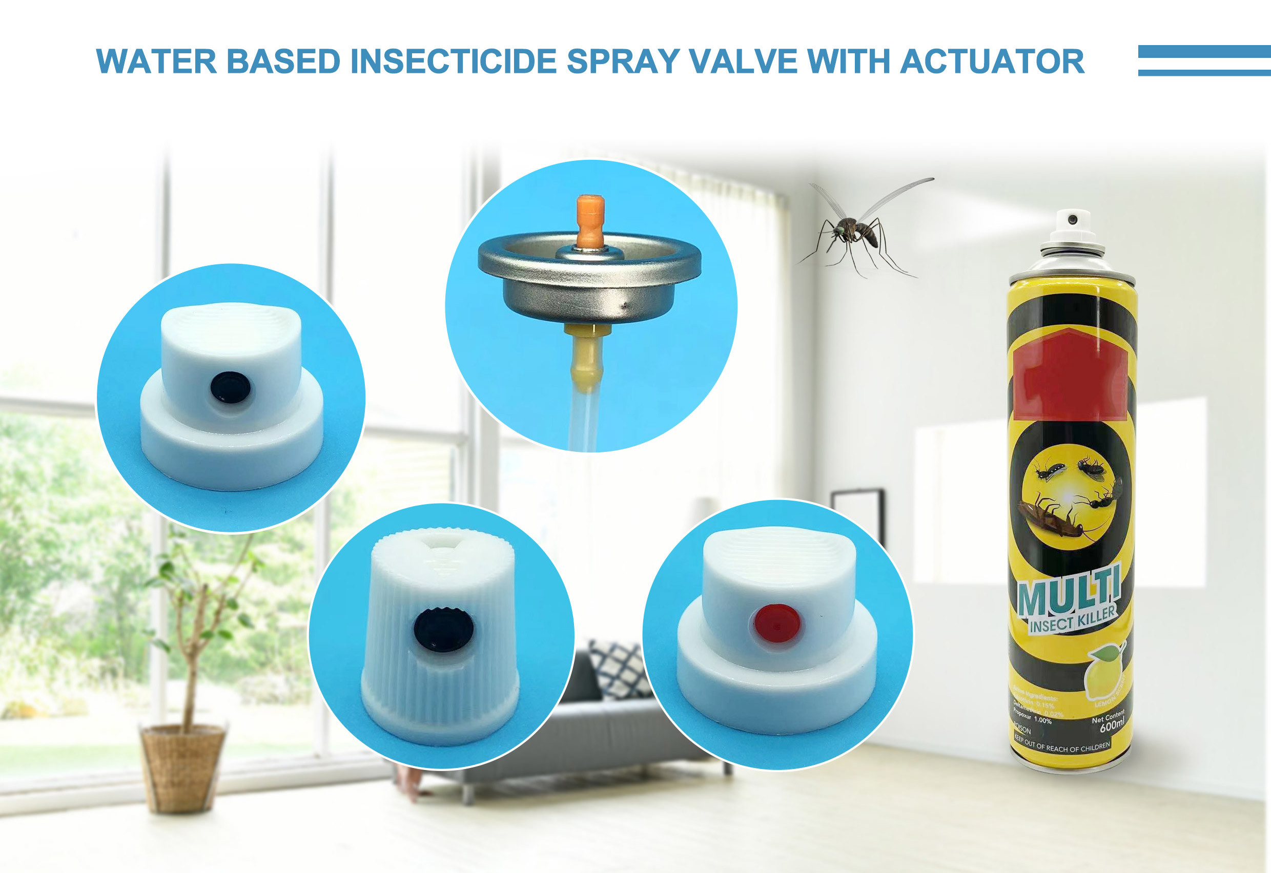 Premium Water-Based Insecticide Valve for Garden Use - Precise Control, Eco-Friendly Design