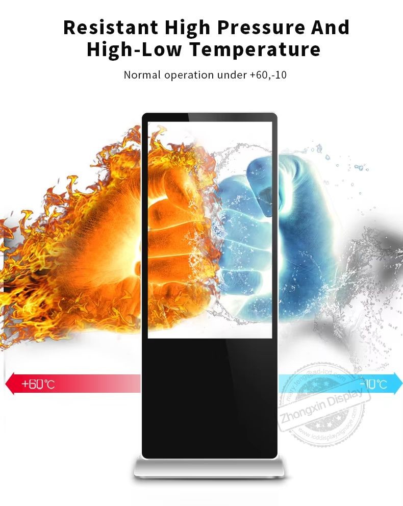 43 Inch Digital Signage Screen Indoor Advertising Player Double-Sided High-Definition Lcd Display Monitor Hd Video Player
