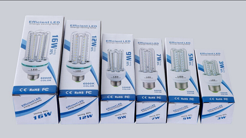 led energy saving U shape E27 high bright PIR intelligent sensing motion sensor lights