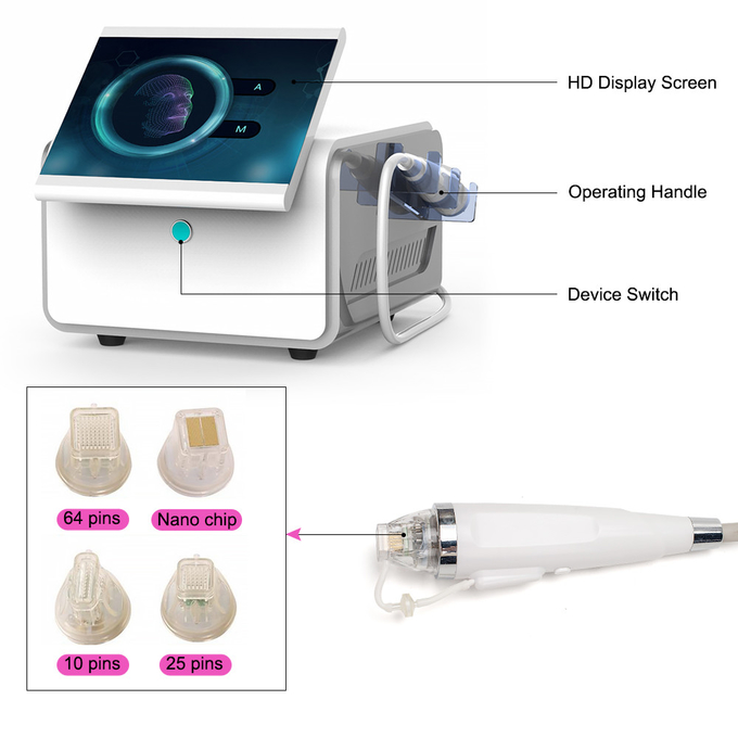 FDA Fractional Stretch Mark Removal Machine At Home 60-110W RF Power