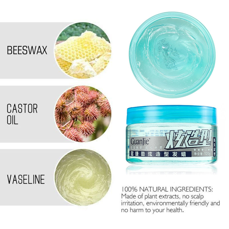 Vitamin-Enriched Hair Pomade for Men's Hair Styling Products