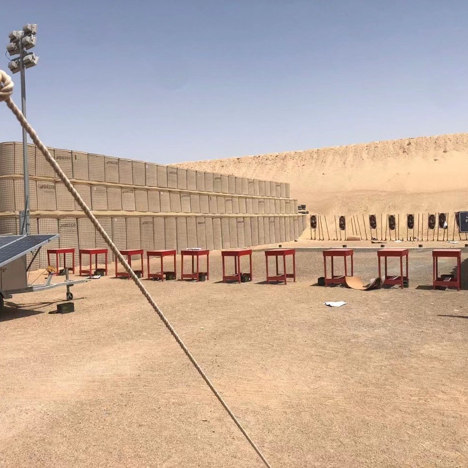 Heavy Duty 4 Mm Wire Defensive Barrier Defensive Bunker Edge Protection Fen For Kenya