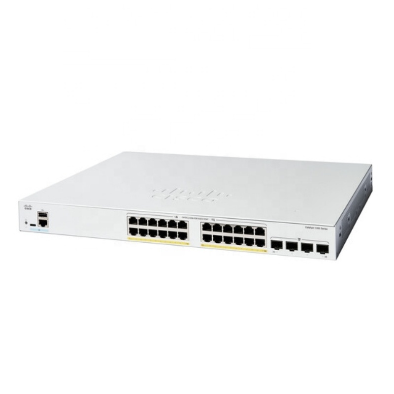 New Original C1300-24FP-4G 24-Port Gigabit PoE+ Compliant Managed Network Switch (370W)