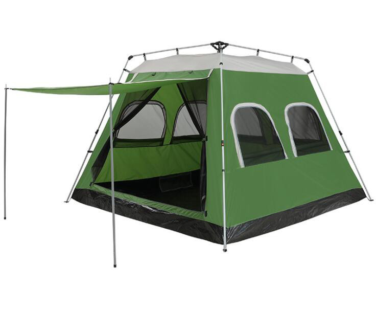 5-6 Persons Instant Cabin Tent Sturdy Frame For Family Camping Travelling Hiking