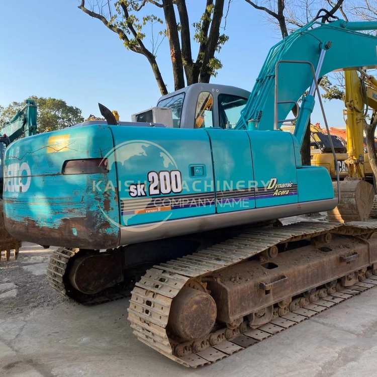Good Condition 20 Ton SK200-6 Kobelco Excavator from Japan in Shanghai Original 2017