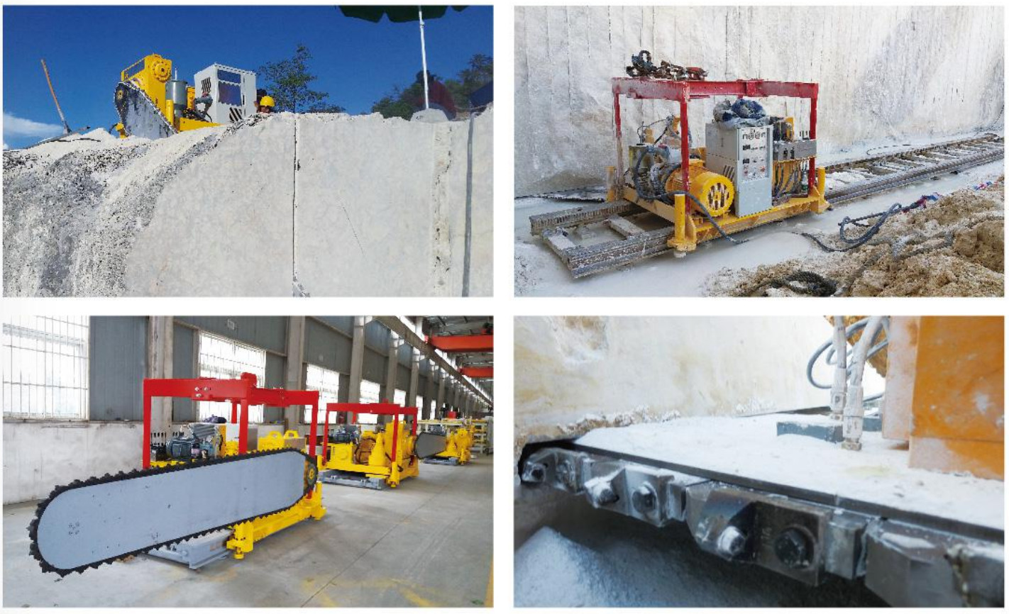 Stone Chain Saw Machine