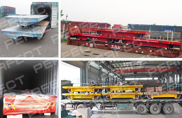 Trackless Steerable Material Transfer Trolley
