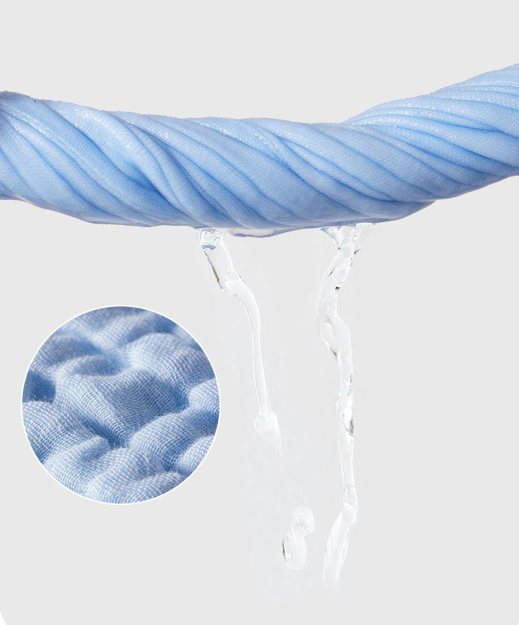 Soft Touch Fibre 32S Modal Bubble Gauze Solid Color Fabric Wear Resistance