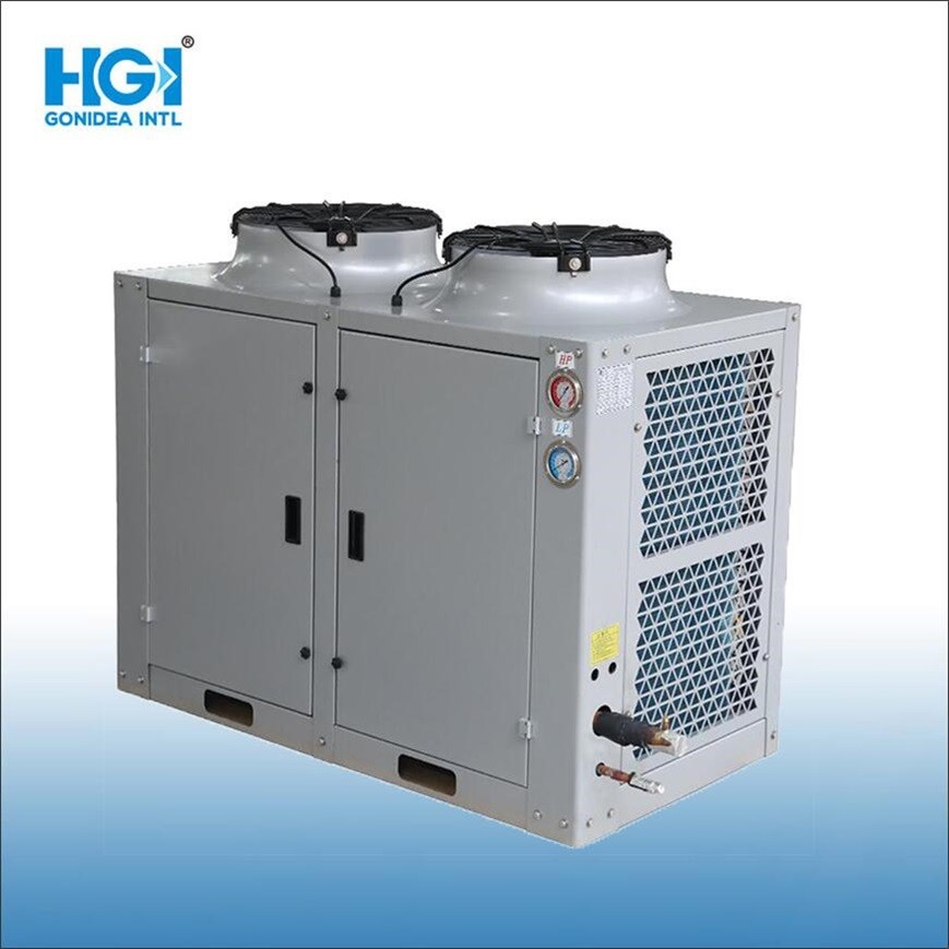 3P / 380V / 50Hz Commercial Compression Cooler Condensing Unit High Efficiency