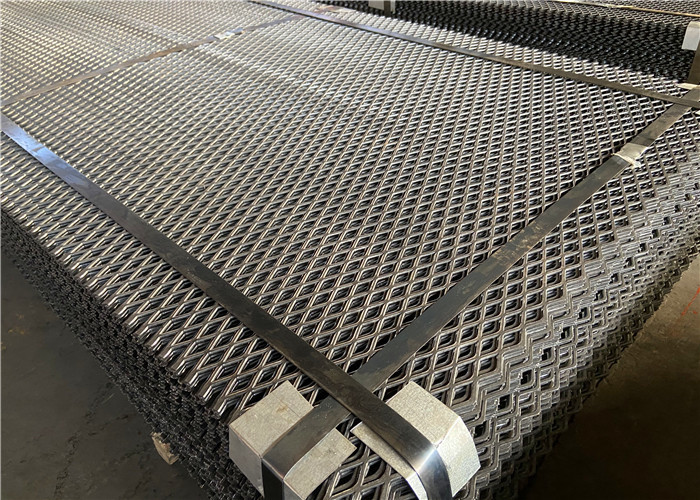 Diamond Shape Clapping 30 X 60mm Galvanized Expanded Metal Mesh