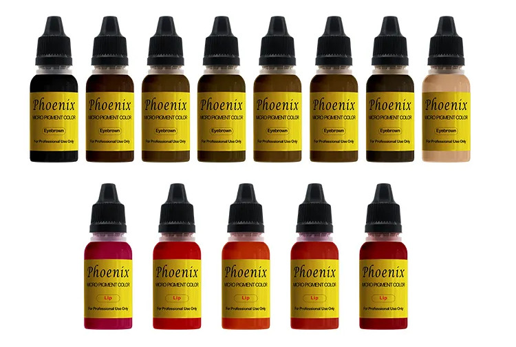 Private Label 15ml Eyebrow Tattoo Pigment Color Permanent Makeup Tattoo Ink
