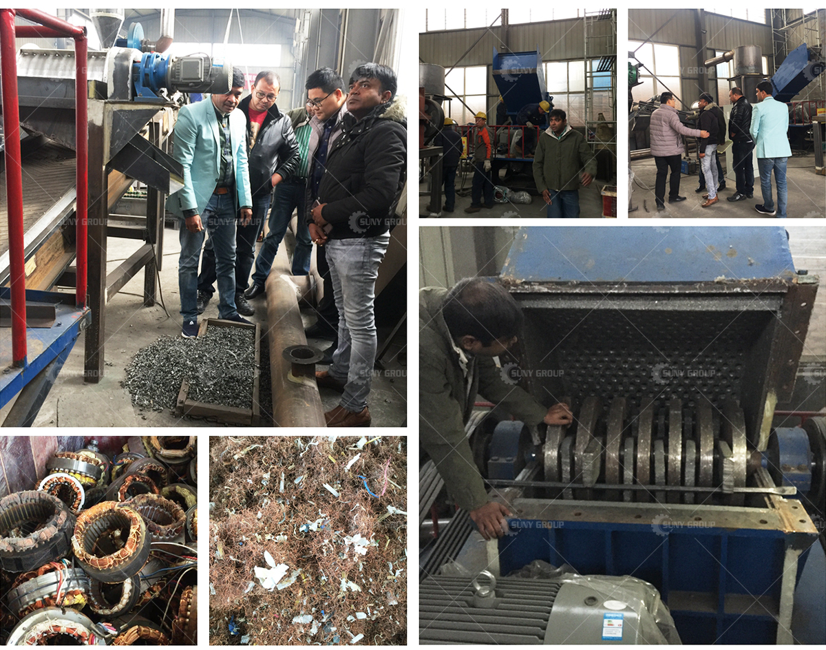 Scrap Electric Motor Stator Recycling Dismantling Machine with Gear Core Components