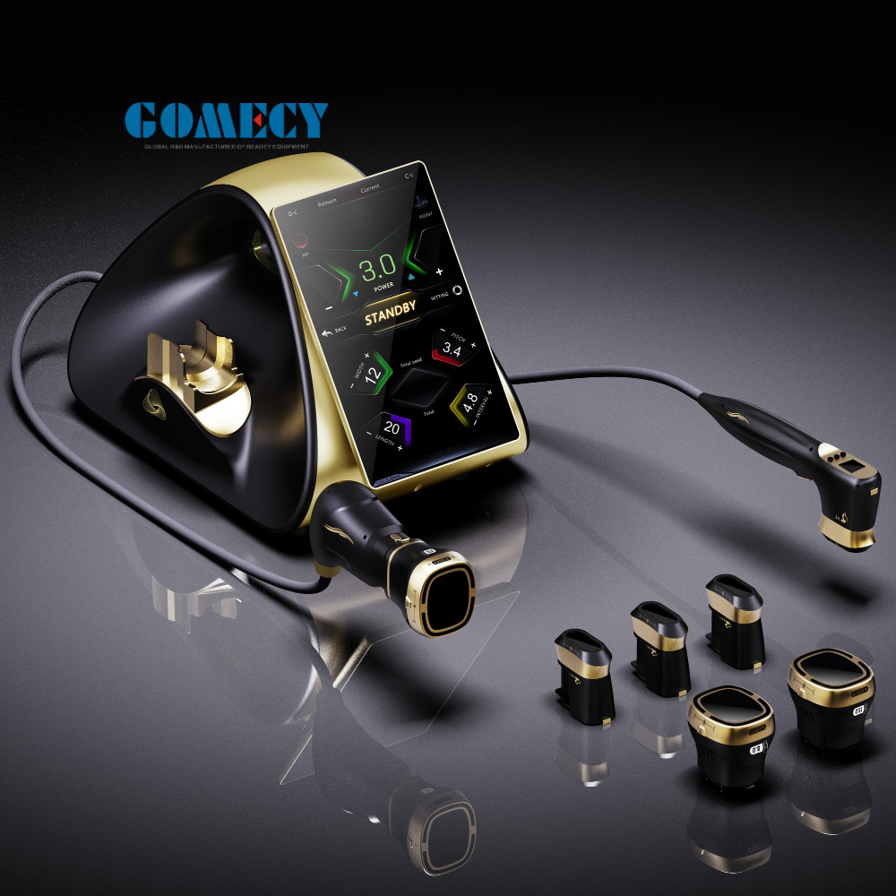7MHz Frequency HIFU Facial Machine with Energy Output of 0.1J-2.0J in Portable Package Size 56×45×45cm