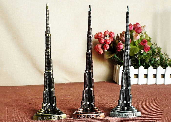 Home Decoration World Famous Building Model Of Dubai Burj Khalifa Tower