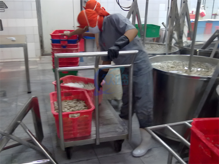 Seafood SUS304 Automatic Stirrer Machine , Multipurpose Kimchi Blender Machine