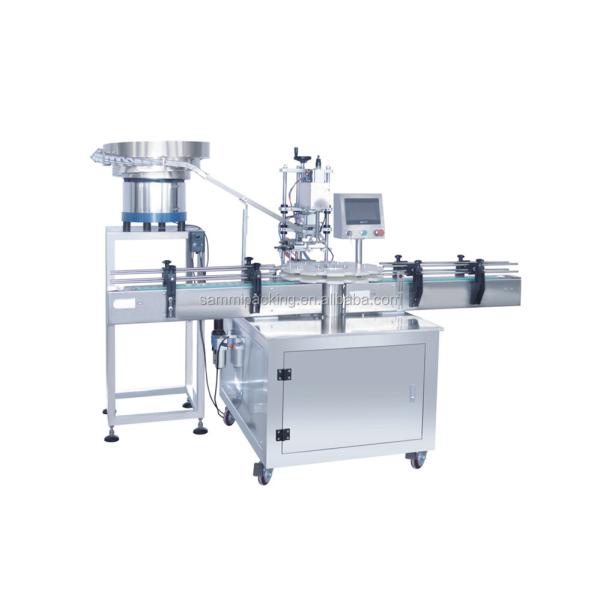 High Speed Yogurt Juice Drink Plastic Bottle Capping Machine Glass Bottle Lid Sealing Machine