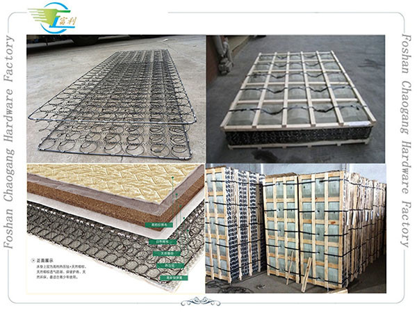 Electroplate Golden Bonnell Spring System Any Size Available Flat Packing
