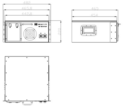 High Integrated 200Ah UPS Battery Pack 59.8±2kg Constant Power Simplify Operation