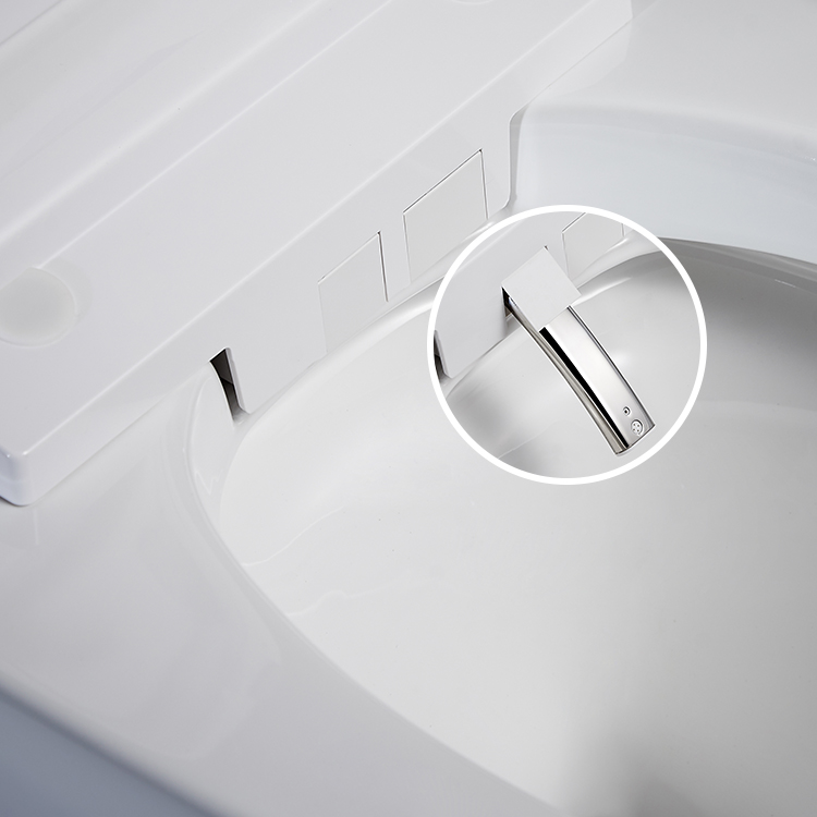 400Mm Roughing Smart Wc Remote Control Toilet With Built In Bidet Commercial