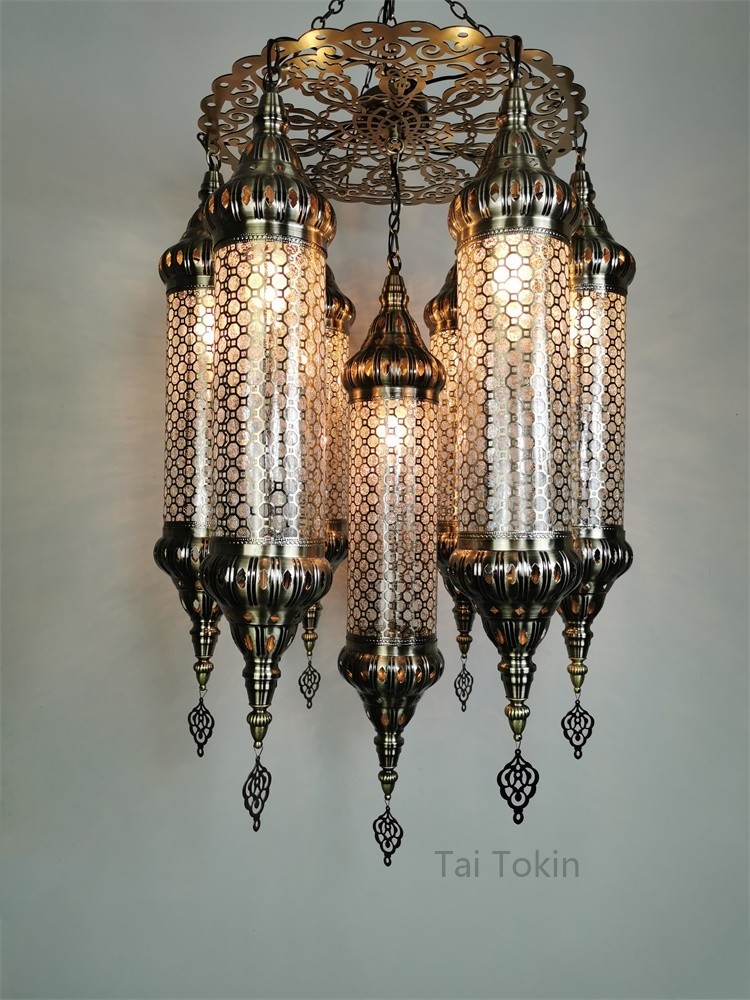 Retro Vintage Rustic Muslim Middle East Mosque Chandelier(WH-DC-30)