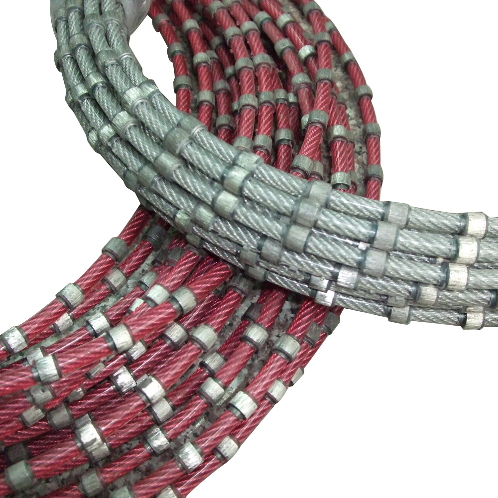 8.3mm 8.8mm 9.0mm Diamond Wire Cutting Rope Saw for Customized Granite Block Profiling