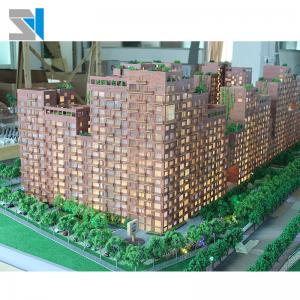 China Scale physical model with led lighting for property project marketing and selling on sale