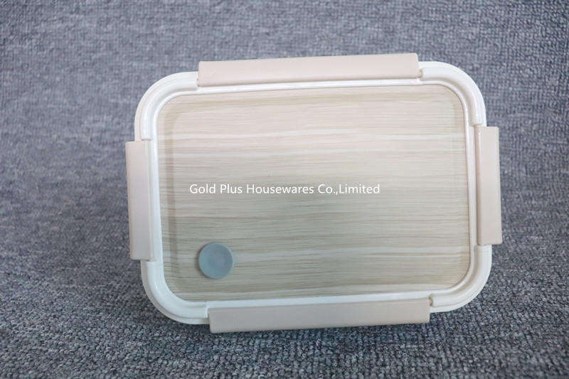 2 Compartment Stainless Steel Lunch Box Rectangular OEM service