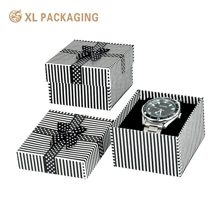 Custom Logo Gift Display Square Watch Box Cases for Different Kinds of Gifts OEM