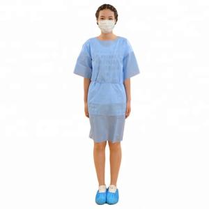 Buy cheap Medical 16gsm Pp Isolation Non Woven Patient Gown product