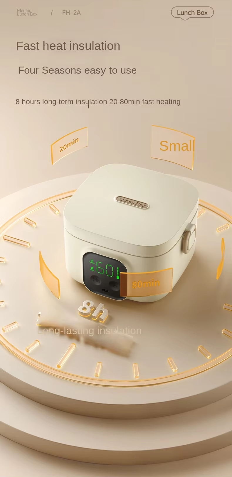 Heated lunch box