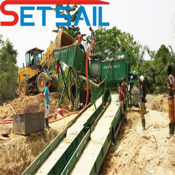 Durable Steel Plate Made Land Mining Machine for Gold