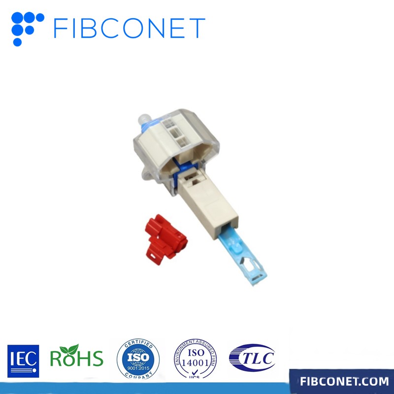 FTTH Fiber SC 3 point Fast Connector For On-site Assembly with Descent Fiber Cables