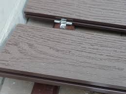 Function Connecting Stainless Steel Solid Hardwood Board Butting Deck Clip for Decking