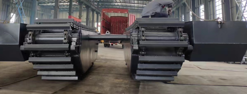 Customized Hydraulic Excavator Pontoon Amphibious Floating used for 320D 320C SY215 PC200Excavator Chassis Machine