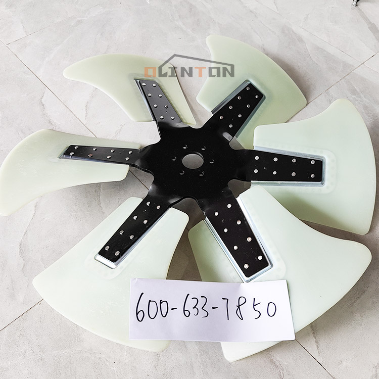Construction Machinery Accessories 6D125 6D140 Excavator Fan Blade 600-633-7850