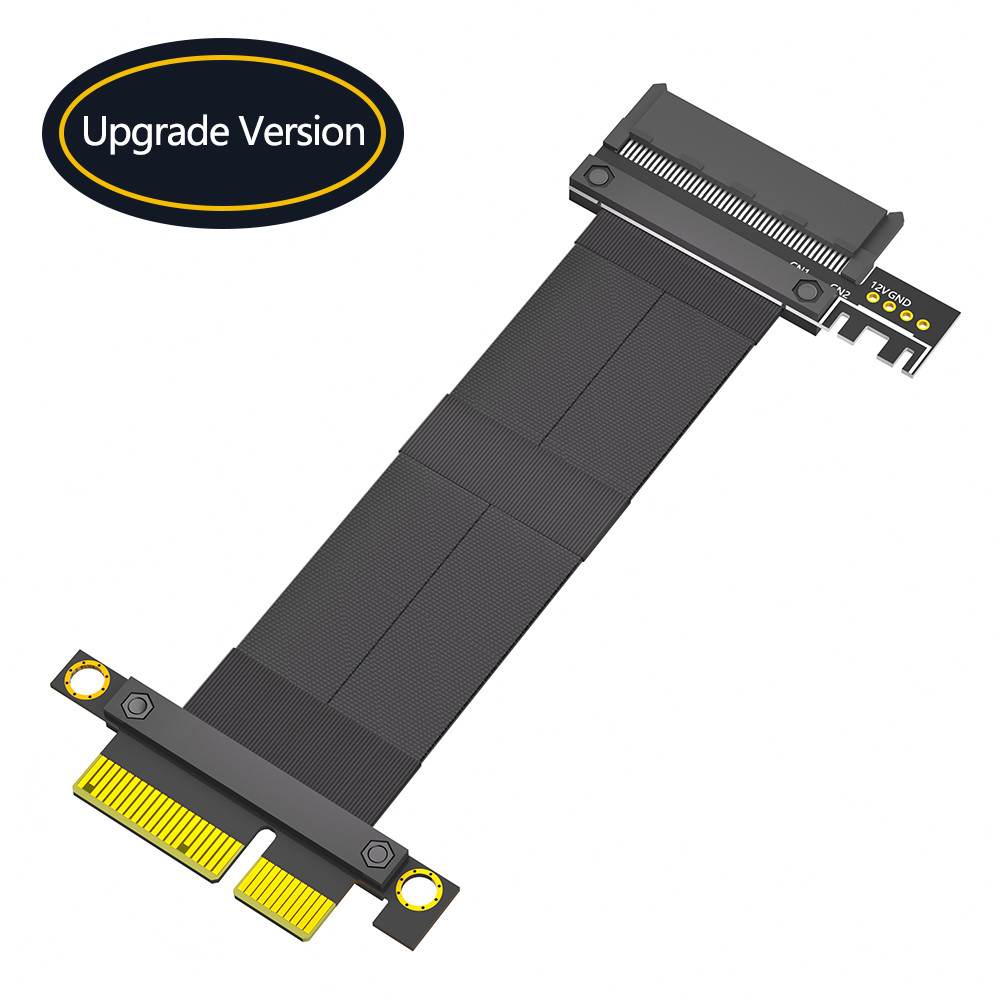 180 Degree SFF-8639 (U.2) To PCI-E 3.0 4X Ribbon Extender Cable for U.2 NVME SSD High speed transmission without delay