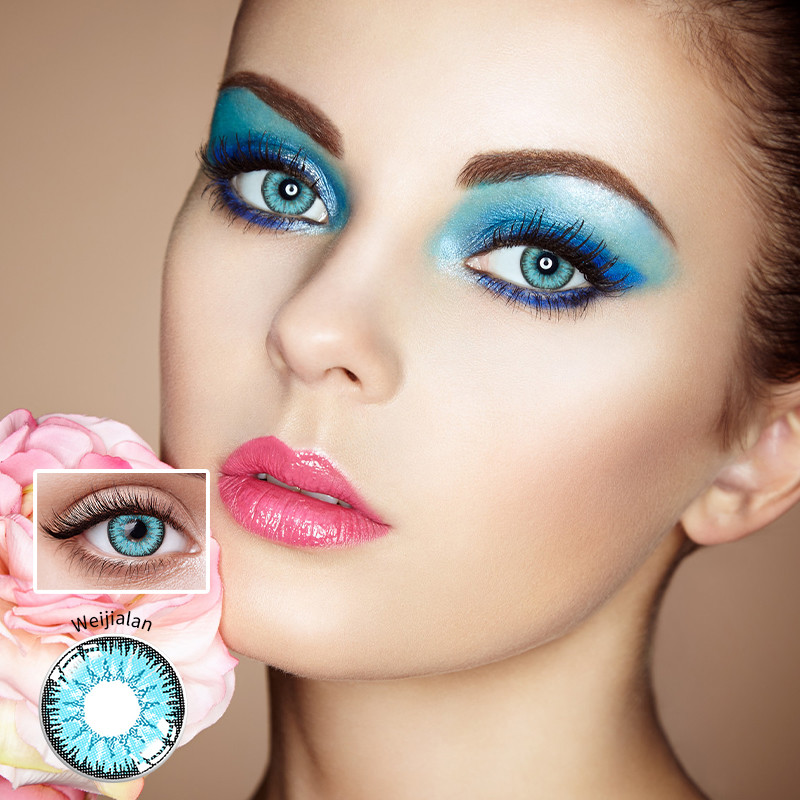 Red Green Brown Blue Spirit Costume Colored Contacts For Halloween