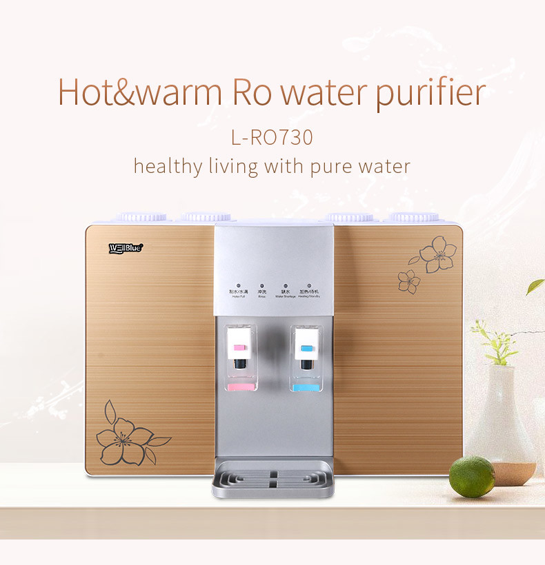 RO System Hot And Cold Water Purifier Machine For Direct Drinking Humanity Design