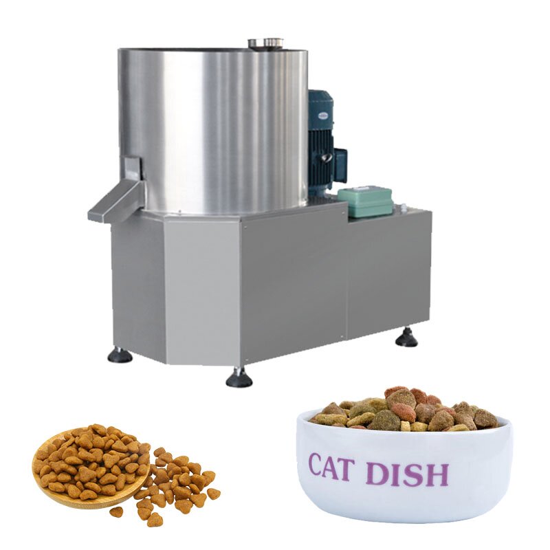 SS 201 Pet Food Processing Line Twin Screw Extruder Automatic