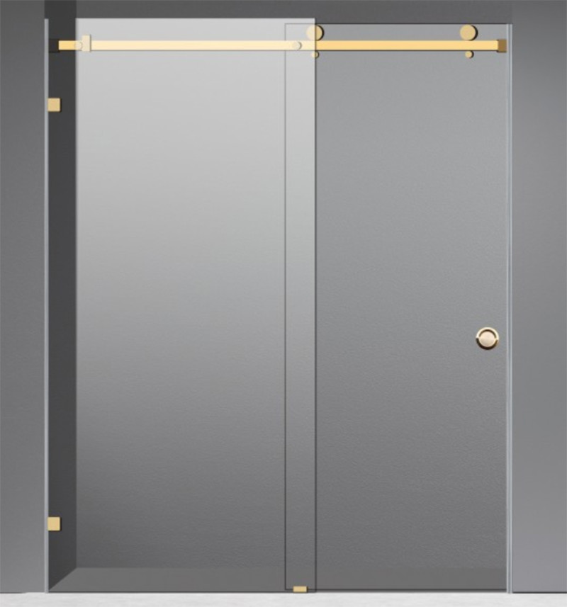 Water Retardant Shower Screen Wheels High Strength Rectangle Shape