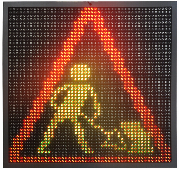 Cold Rolled Iron Cabinet Led Lane Control Guide Displays Traffic Variable Message Sign