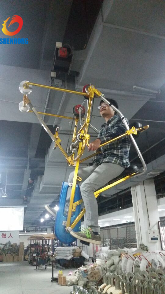 Inspection trolleys and overhead lines bicycles for two bundle conductors