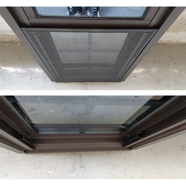 Anti Scratch Aluminium Top Hung Double Glazed Windows ODM