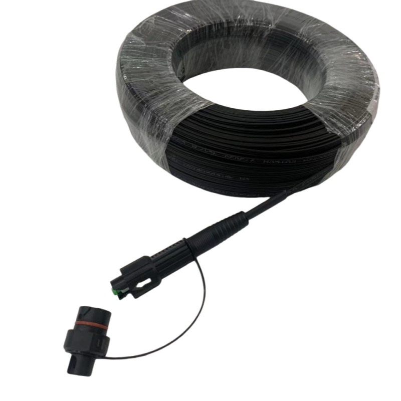 FTTH SC APC to SC UPC Waterproof Connector Cable Patch Cord Fiber Count Simplex -40-85C