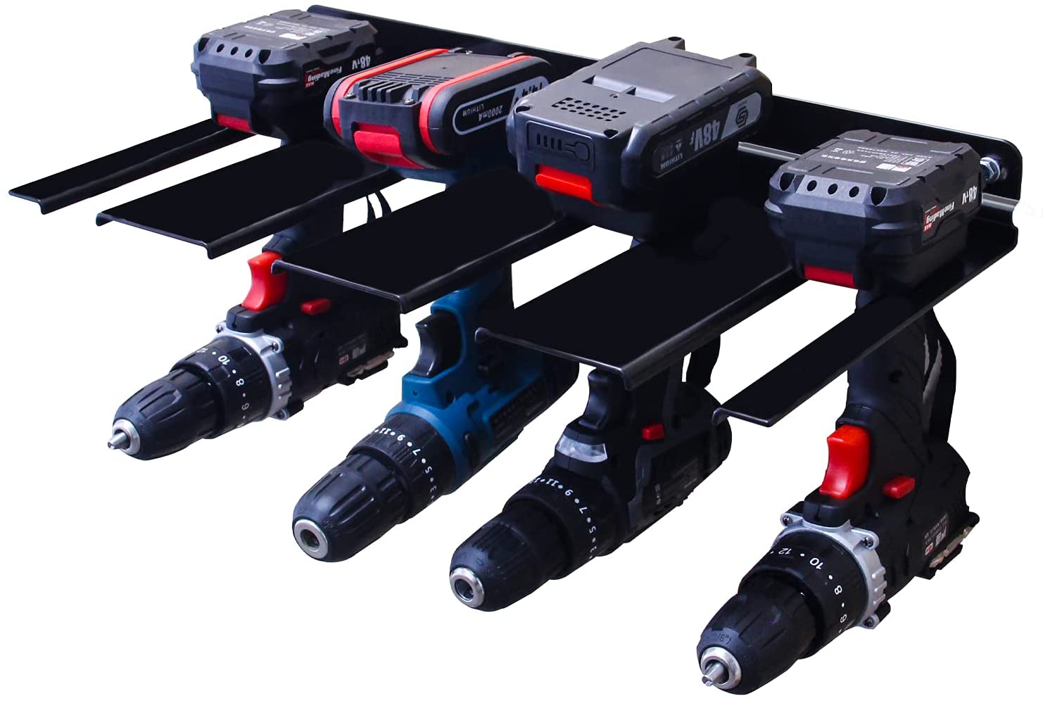 Functional Power Tool Organizer Storage Holders Racks with Customized Instruction