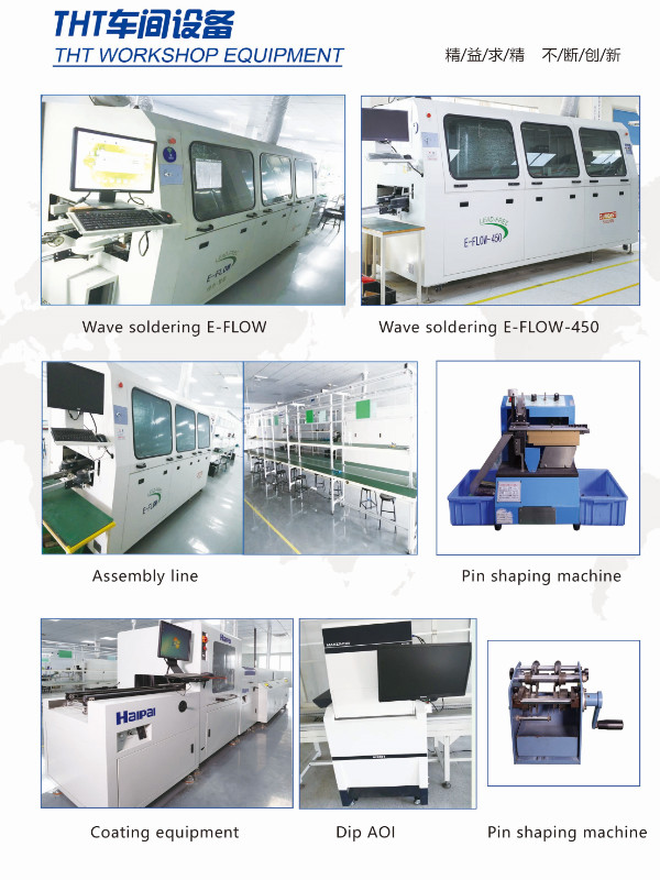 Plated Through Hole Pcb Board Pcba Printed Circuit Board Assembly Manufacturing Process
