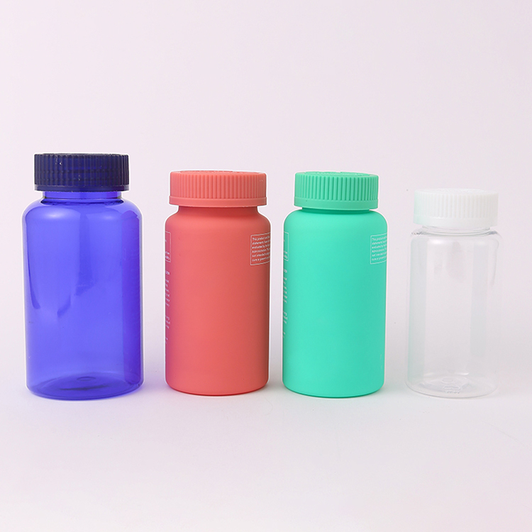 2oz 6oz 8oz 10oz 16oz 20oz Electroplated Metal Blue HDPE Bottle Manufacturers Plastic Powder Containers for Packing Whey Protein