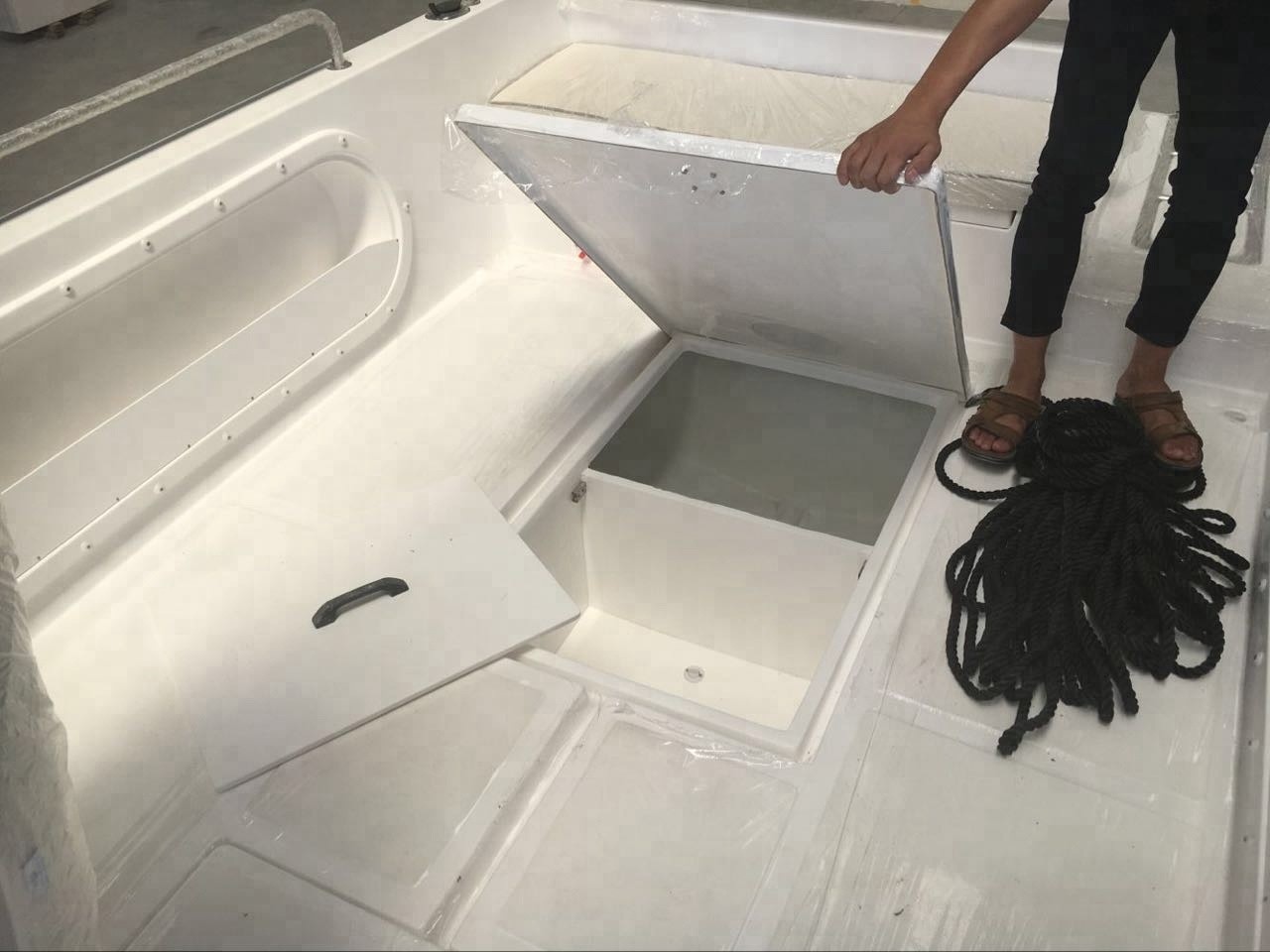 150HP 6.25m New Cabin leisure fishing High Speed Boat fiberglass yacht
